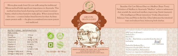 Farmfresh A2 GirCow BilonaGhee