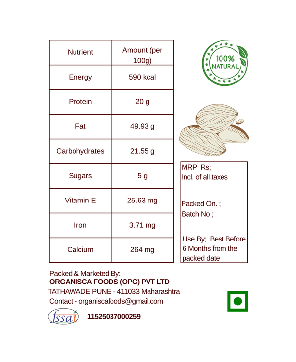 Premium California Almond Bold