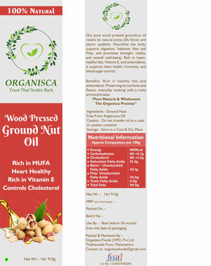 Wood Pressed Groundnut Oil