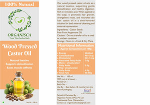 Wood Pressed Castor oil (100ml)