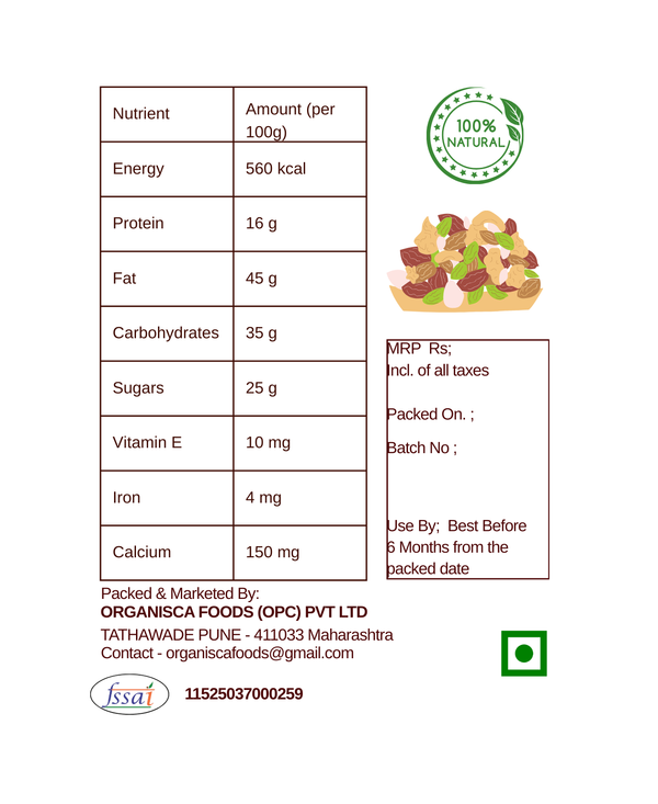 kashmiri Dryfuits Seeds Mixtrail
