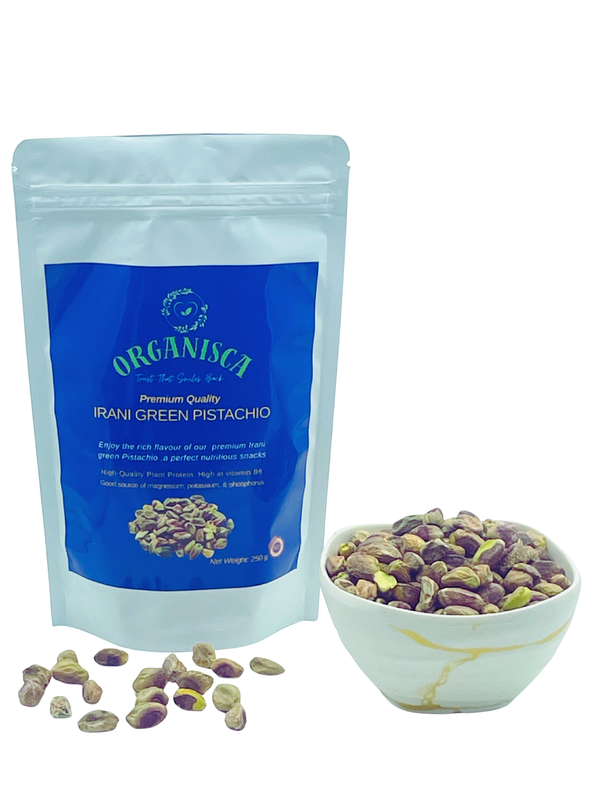 Irani Green Pistachio Unsalted (250g)