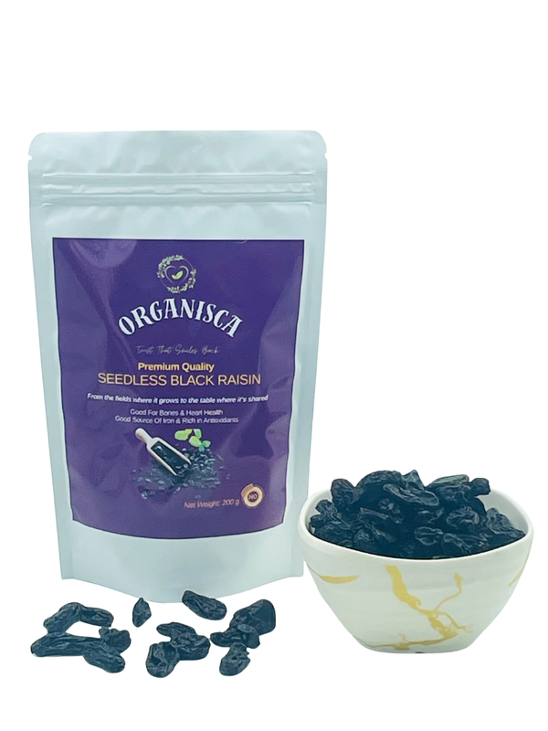 Black Raisin Seedless (200g pack)
