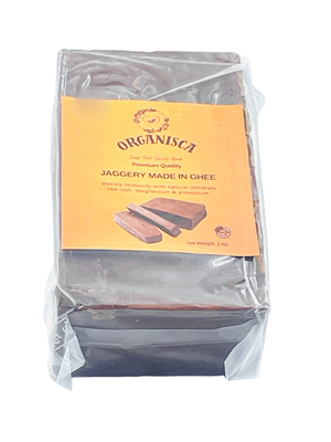 Jaggery Blocks Made in Pure Ghee (net wt 950g - 995g)