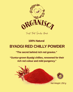 Byadgi Red Chilly Powder Medium Spicy 250g pack